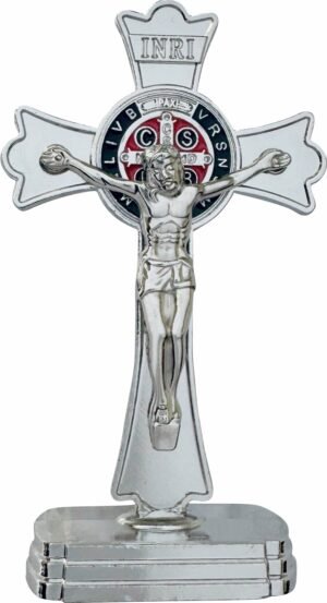 15295888499-cr-03.jpg CRCUCIFIXO SÃO BENTO MESA 7,5CM C/ ADESIVO