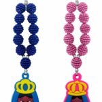 CHAVEIRO MOSQUETÃO NOSSA SENHORA APARECIDA EMBORRACHADO