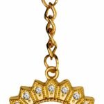 CHAVEIRO REDONDO ESPÍRITO SANTO COM STRASS