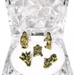 MINI PRESÉPIO NA CAIXINHA EM ACRÍLICO QUADRADA LAPIDADA