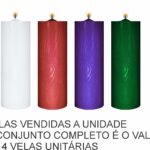 VELA PARA ALTAR 7X20 CM