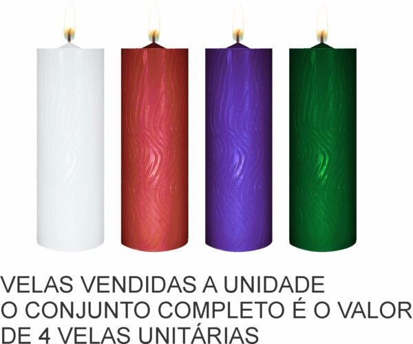 VELA PARA ALTAR 7X20 CM