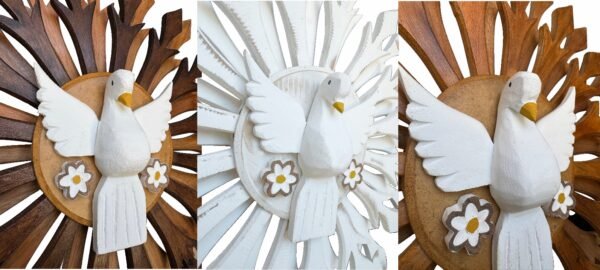 DIVINO ESPÍRITO SANTO DE MADEIRA 54CM