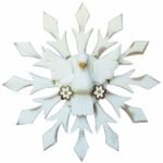 DIVINO ESPÍRITO SANTO DE MADEIRA 36CM