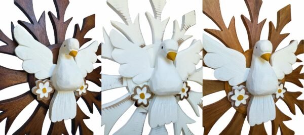 DIVINO ESPÍRITO SANTO DE MADEIRA 36CM