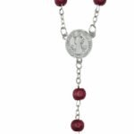 TERÇO SÃO BENTO MADEIRA NA CORRENTE