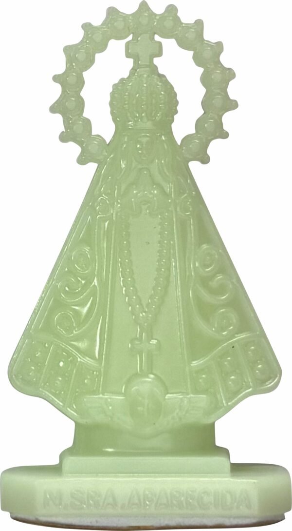 IMAGEM NOSSA SENHORA APARECIDA LUMINOSA 5,5CM COM ADESIVO