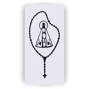 ADESIVO TERÇO NOSSA SENHORA APARECIDA MÉDIO