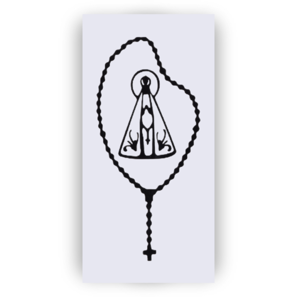 ADESIVO TERÇO NOSSA SENHORA APARECIDA MÉDIO