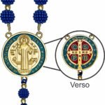 DEZENA PARA CARRO SÃO BENTO PÉROLA CRAQUELADA AZUL