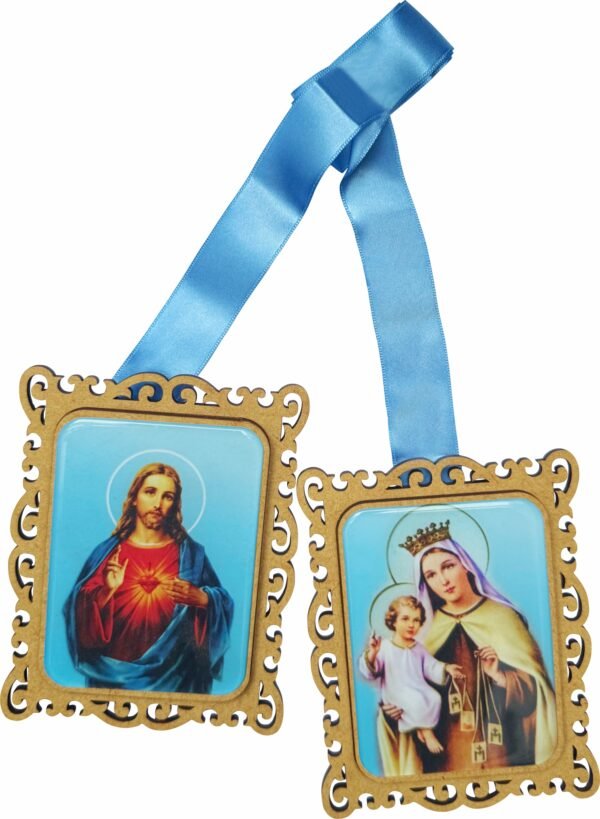 ESCAPULÁRIO DE PORTA MDF 12,5X9,5CM