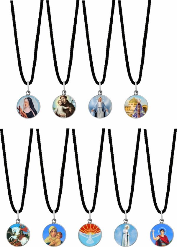 CORDÃO COM MEDALHA REDONDA