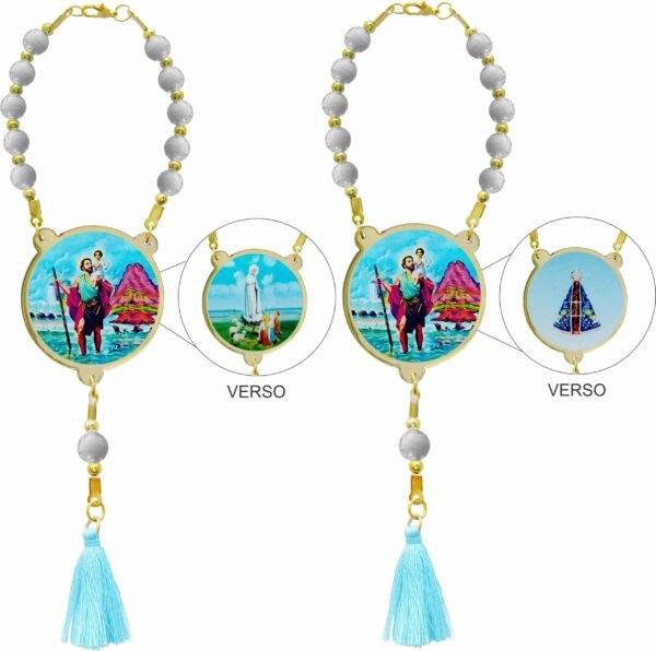 DEZENA PARA CARRO MEDALHA 4,3X4,3CM