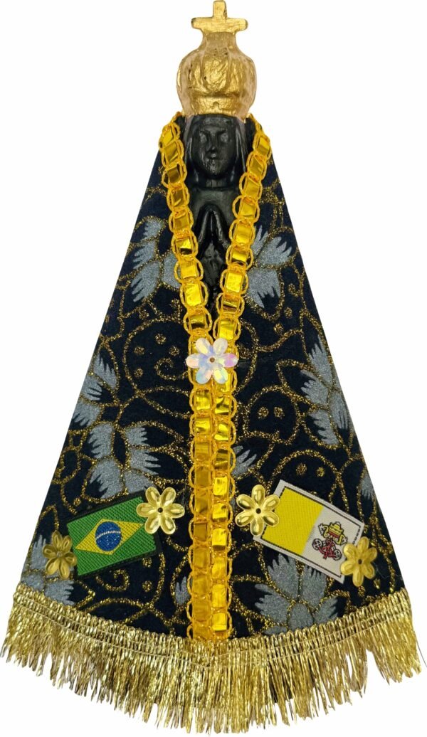 15334320262-im-14.jpg IMAGEM NOSSA SENHORA APARECIDA PLÁSTICO COM MANTO 20CM