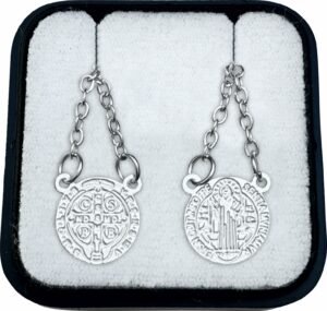 ESCAPULÁRIO SÃO BENTO AÇO INOX