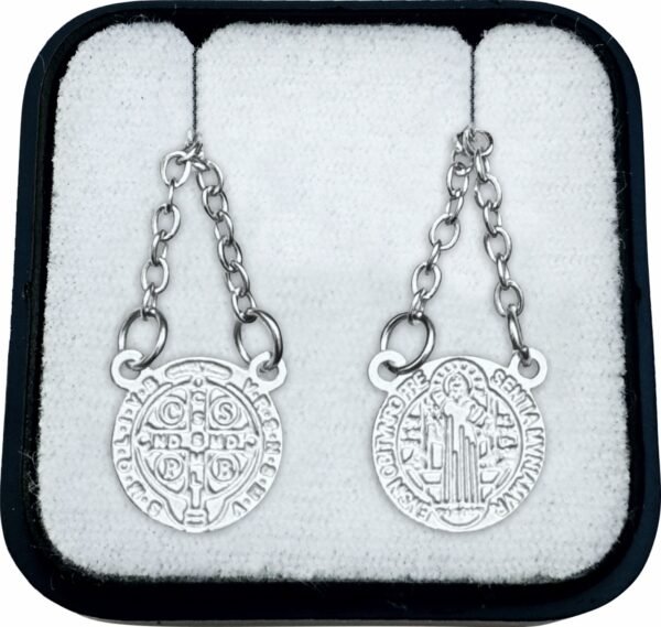 ESCAPULÁRIO SÃO BENTO AÇO INOX