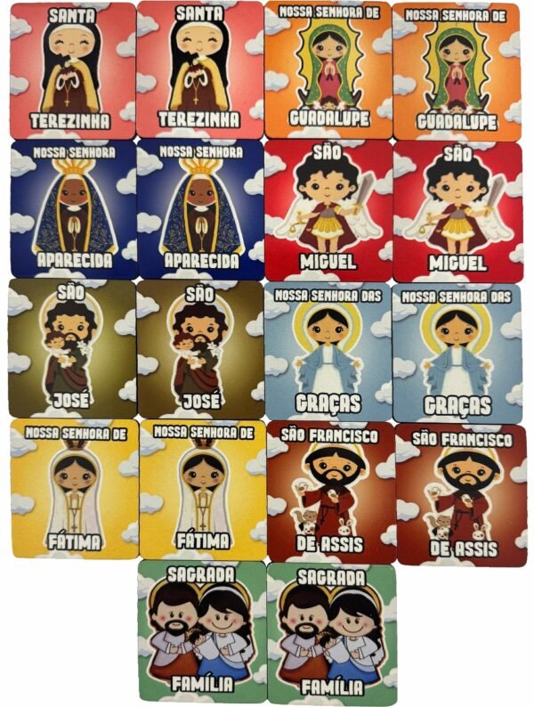 JOGO DA MEMÓRIA COM SANTOS