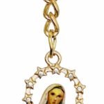 CHAVEIRO NOSSA SENHORA DAS GRAÇAS COLORIDO