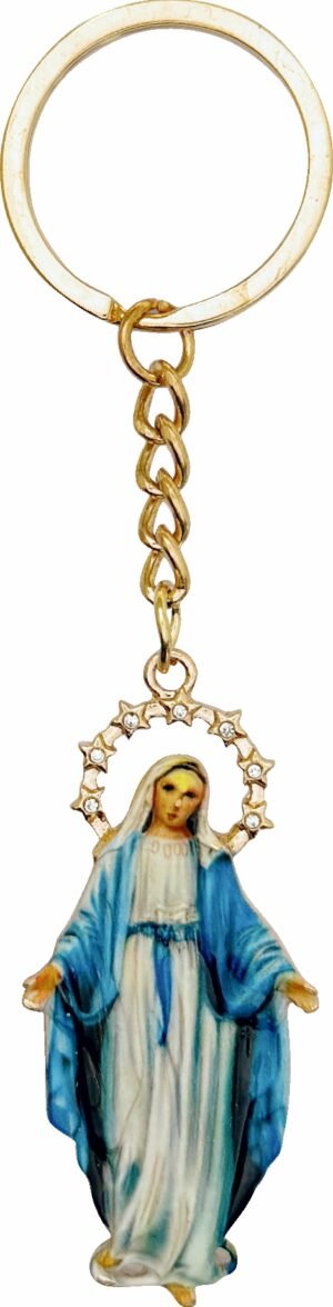 CHAVEIRO NOSSA SENHORA DAS GRAÇAS COLORIDO