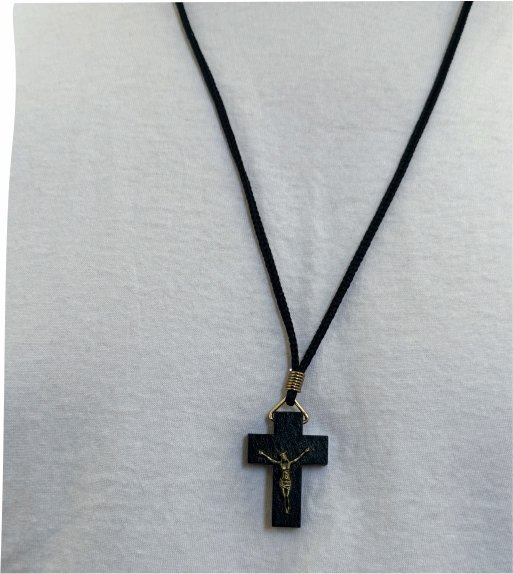 CORDÃO CRUZ COM CRISTO.