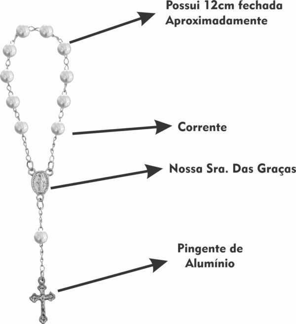 DEZENA DE PÉROLA VARIAS CORES