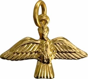 15384207704-foto-03.jpg MEDALHA POMBINHA DO ESPIRITO SANTO DOURADA