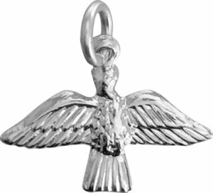 15384209255-foto-03.jpg MEDALHA POMBINHA DO ESPÍRITO SANTO PRATEADA