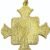 CRUZ MEDALHA DO APOSTOLADO DOURADA