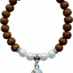 PULSEIRA MADEIRA COM PÉROLA SÃO MIGUEL