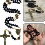 TERÇO SÃO BENTO CRISTAL 10MM