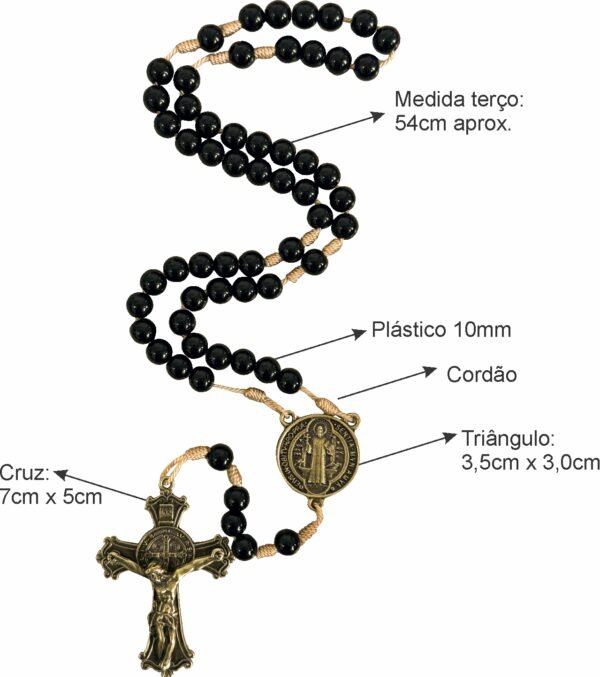 15396096203-foto-02.jpg TERÇO SÃO BENTO PRETO 10CM CRUZ GRANDE
