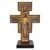 CRUCIFIXO DE MADEIRA MESA SÃO DAMIÃO 13CM