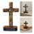 CRUCIFIXO MADEIRA 8CM MESA