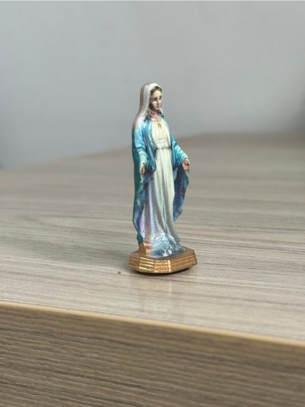 IMAGEM NOSSA SENHORA DAS GRAÇAS METAL ADESIVO 6CM