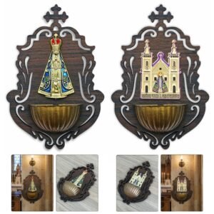 Pia de Água Benta de Parede em MDF, Aparecida ou Basílica Velha