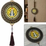 MANDALA MDF NOSSA SENHORA APARECIDA COM STRASS