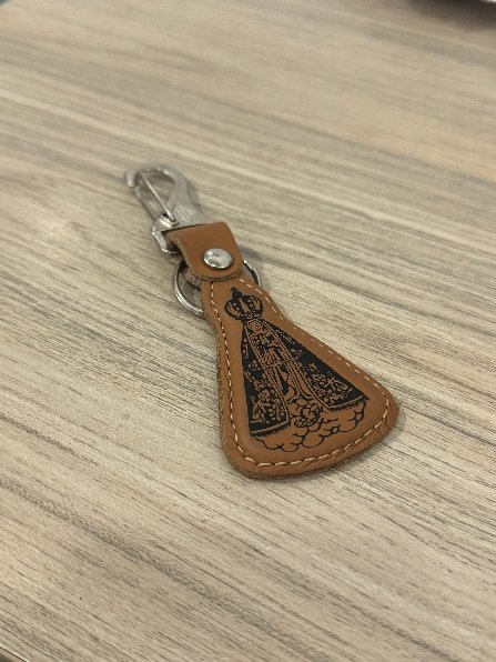 15548224244-ch-84-5.jpg CHAVEIRO COURO - NOSSA SENHORA APARECIDA
