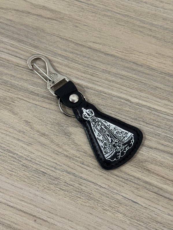 15548224253-ch-83-preto-5.jpg CHAVEIRO COURO - NOSSA SENHORA APARECIDA