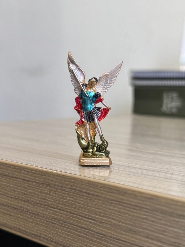 IMAGEM SÃO MIGUEL COLORIDO 6,3 CM COM ADESIVO