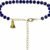 PULSEIRA PEDRA AZUL F OURO NOSSA SENHORA APARECIDA