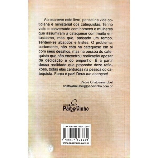 Livro Catequista Sal da Terra, Luz do Mundo – Padre Cristovam Iubel | Formação para Catequistas