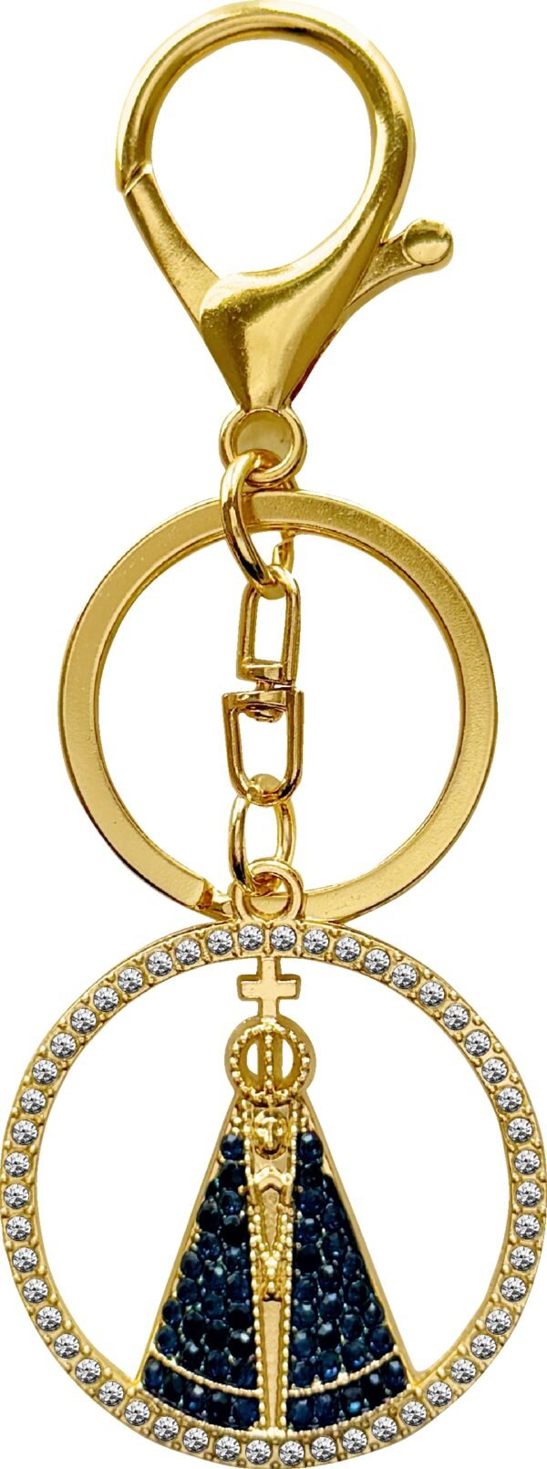 15600948736-ch-49.jpg CHAVEIRO NOSSA SENHORA APARECIDA REDONDO COM STRASS