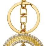 CHAVEIRO NOSSA SENHORA APARECIDA REDONDO STRASS DUPLO