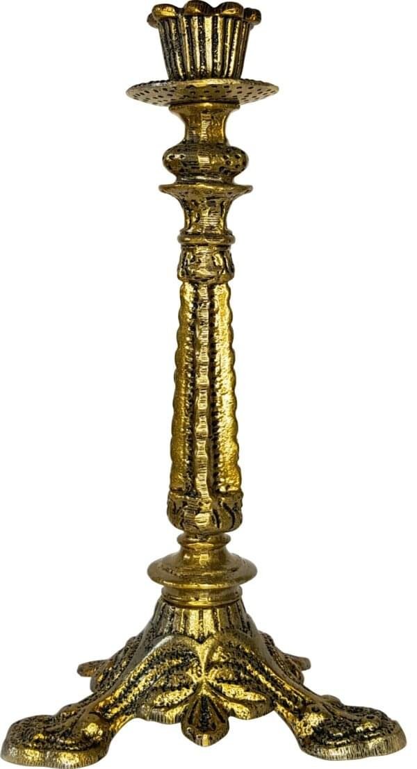 Castiçal 01 Vela 30Cm S/ Prato