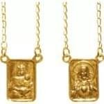 Escapulário Folheado A Ouro