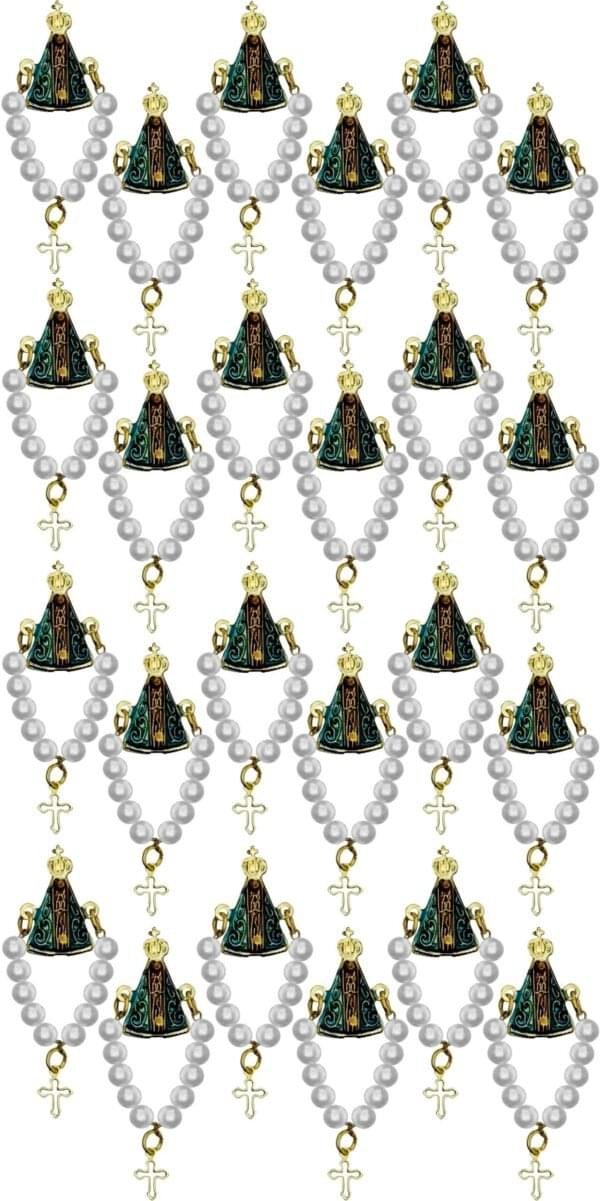 15414565873-24.jpg Kit com 24 Bottons Nossa Senhora Aparecida com Dezena