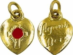 MEDALHA AGNUS DEI DOURADA