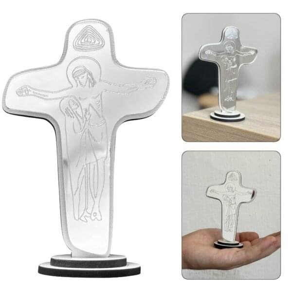 15447960499-cr-29-1.jpg CRUCIFIXO DA UNIDADE ESPELHADO PRATA 10CM