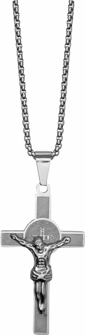 CORRENTE VENEZIANA AÇO INOX CRUZ SÃO BENTO