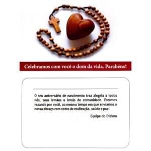 Cartão Postal de Aniversário para Dizimista